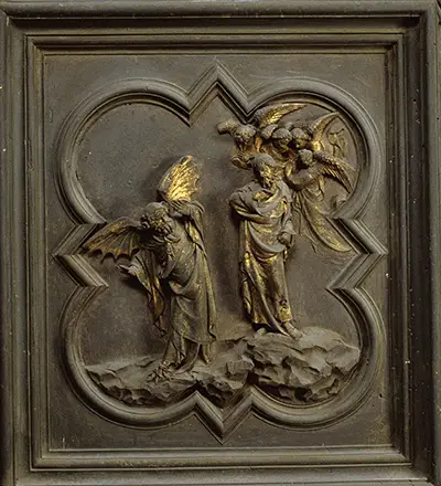 The Temptation in the Wilderness Lorenzo Ghiberti